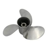 boat propeller 8 5x9 fit for mercury outboard 5hp 6hp stainless steel prop 12 tooth 8 12x9
