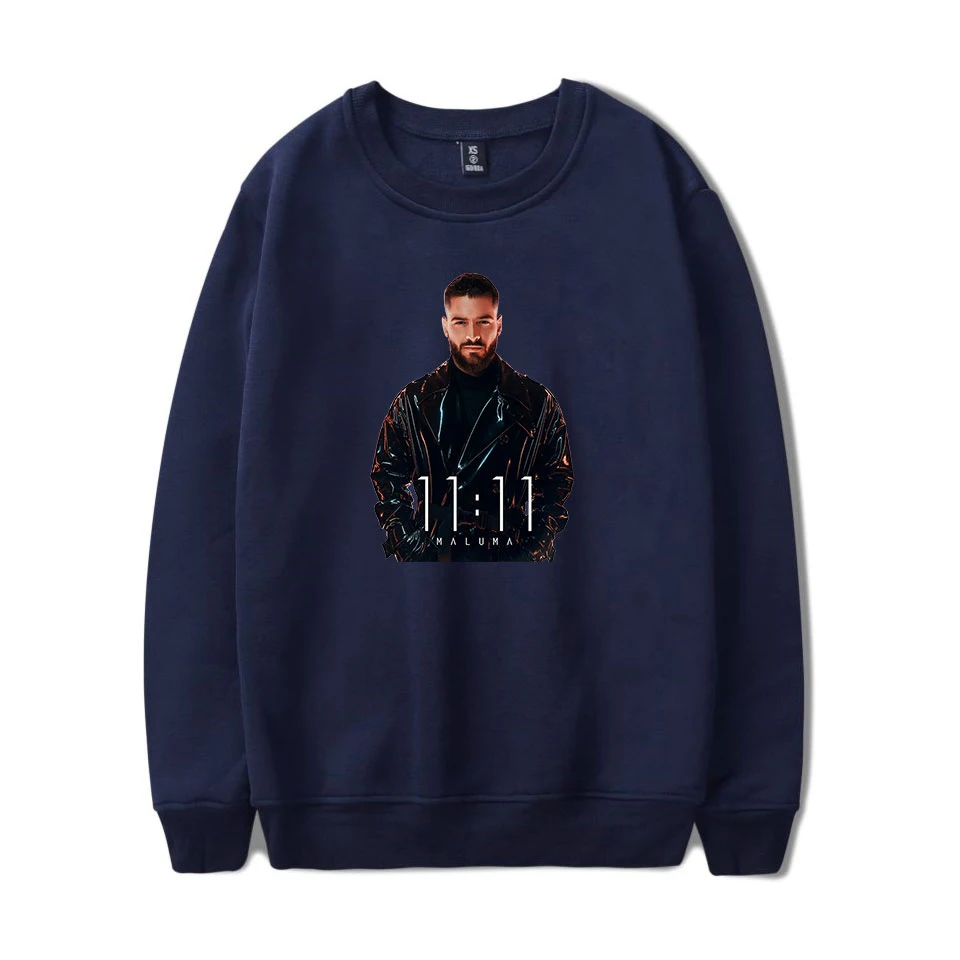 Горячая maluma монолитные толстовки для мужчин/женщин толстовки Harajuku maluma модные повседневные корейские поп осень зима