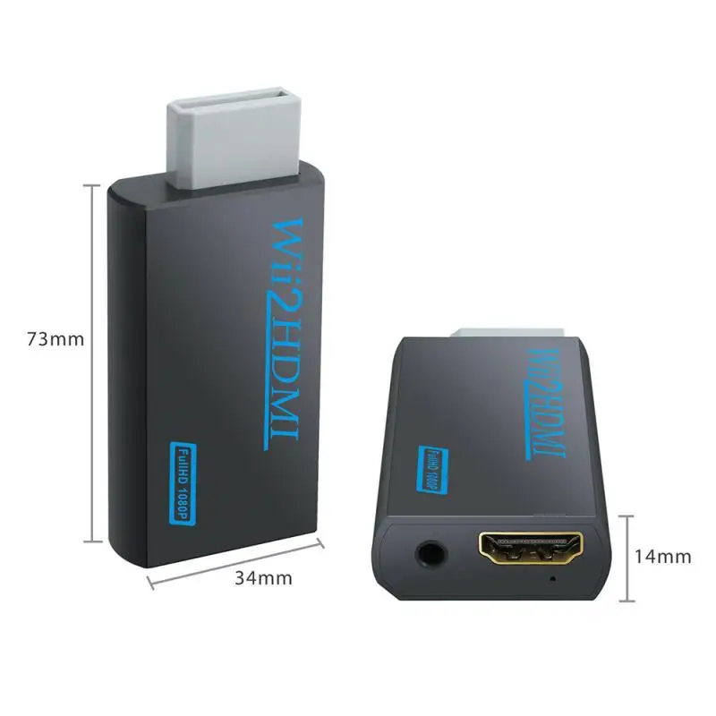 1080P Wii преобразователь адаптер 2 Full HD 3 5 мм аудио для ПК ТВ монитор дисплей