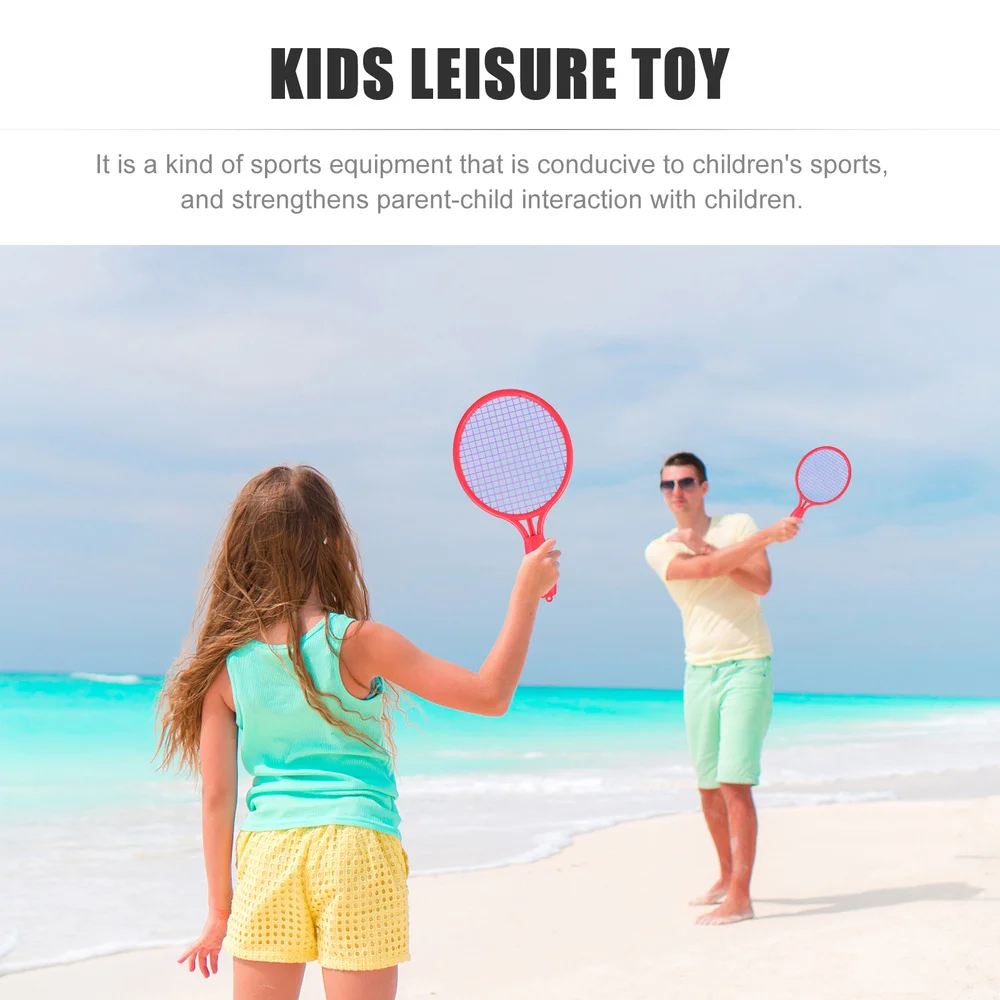 

1 Set Kids Tennis Racket Set with Kids Outdoor Sports Beach