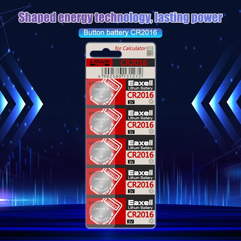

cr2016 500pcs original brand new battery For Eaxell 3v button cell coin batteries for watch computer cr 2016 Suitable Watch