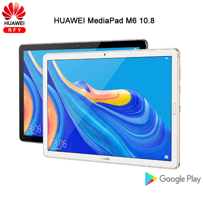 

Huawei Mediapad M6 10.8 ''Kirin 980 Octa Core tablet PC Android 9.0 7500mAh Fingerprint Google play four-speaker GPU Turbo 3.0