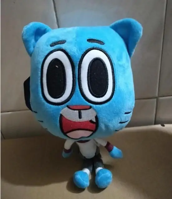 

Miniko Soft Stuffed toy Amazing World Gumbal Darwin Anais Plush Doll Cute Cat Bunny Present Gifts For Kids