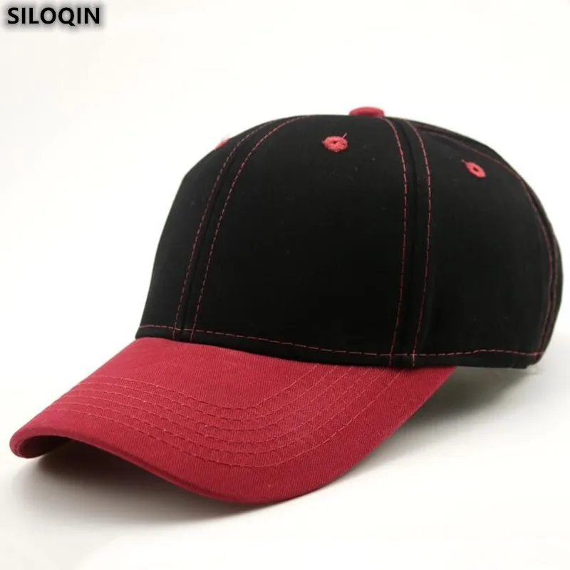 Мужская бейсболка SILOQIN новая модная весенняя бейсболки для взрослых