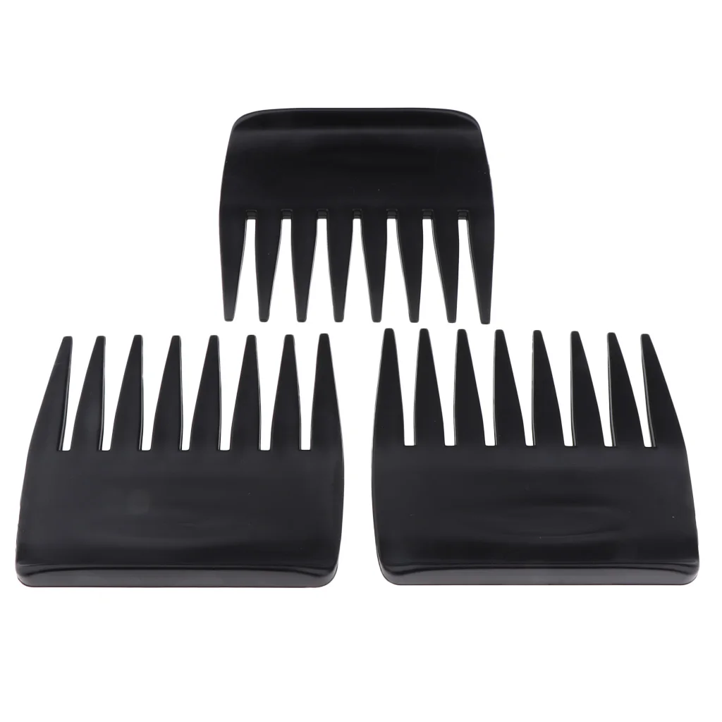 

3pcs 8 Teeth Large Wide Tooth Hair Comb Detangler Hair Brush,