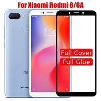2pcs 9d protective glass for xiaomi redmi 6 6a phone screen protector on xiomi ksiomi redmi6a 6 a full cover tempered glass