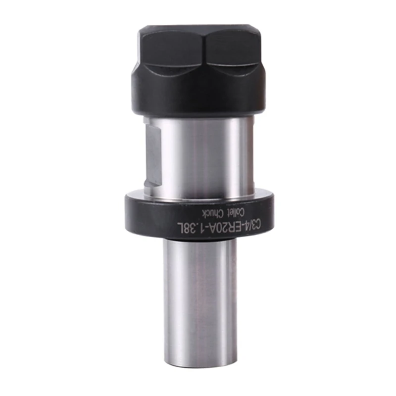 

1Pcs C3/4 ER20 a 1.38 Straight Collet Chuck for CNC Milling Lathe Send a Spanner