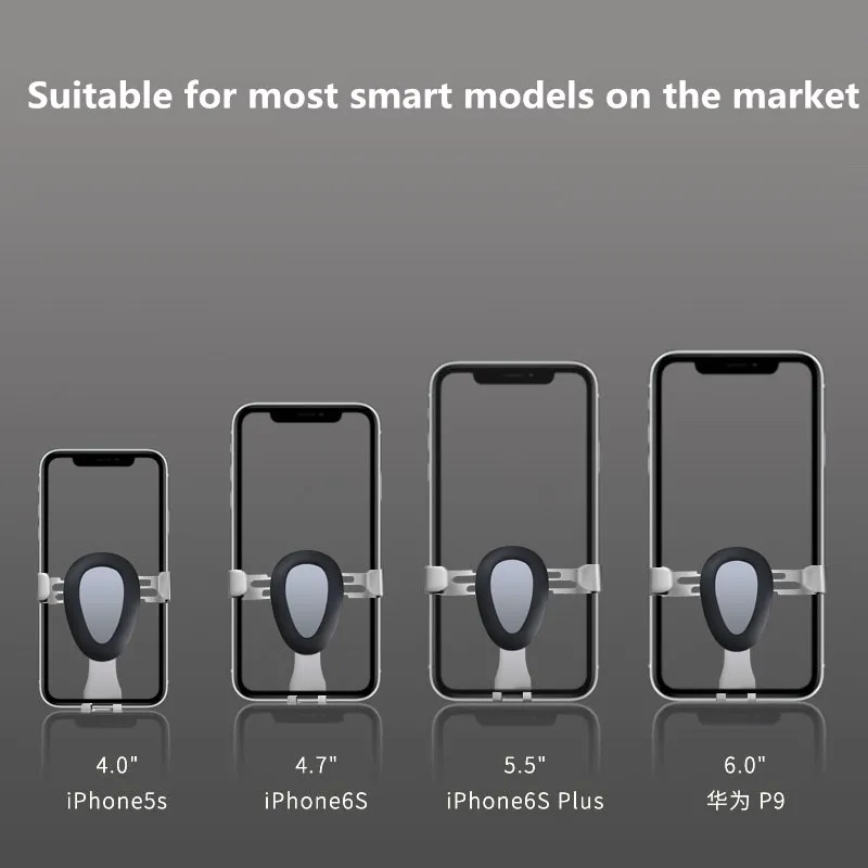 Автомобильный держатель для телефона Luckybobi S02 с креплением на вентиляционное