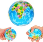 Анти-стресс карта мира пенный шар Атлас Глобус Планета Земля мяч сжимаемая игрушка для взрослых детей сжимаемые игрушки для снятия стресса для детей