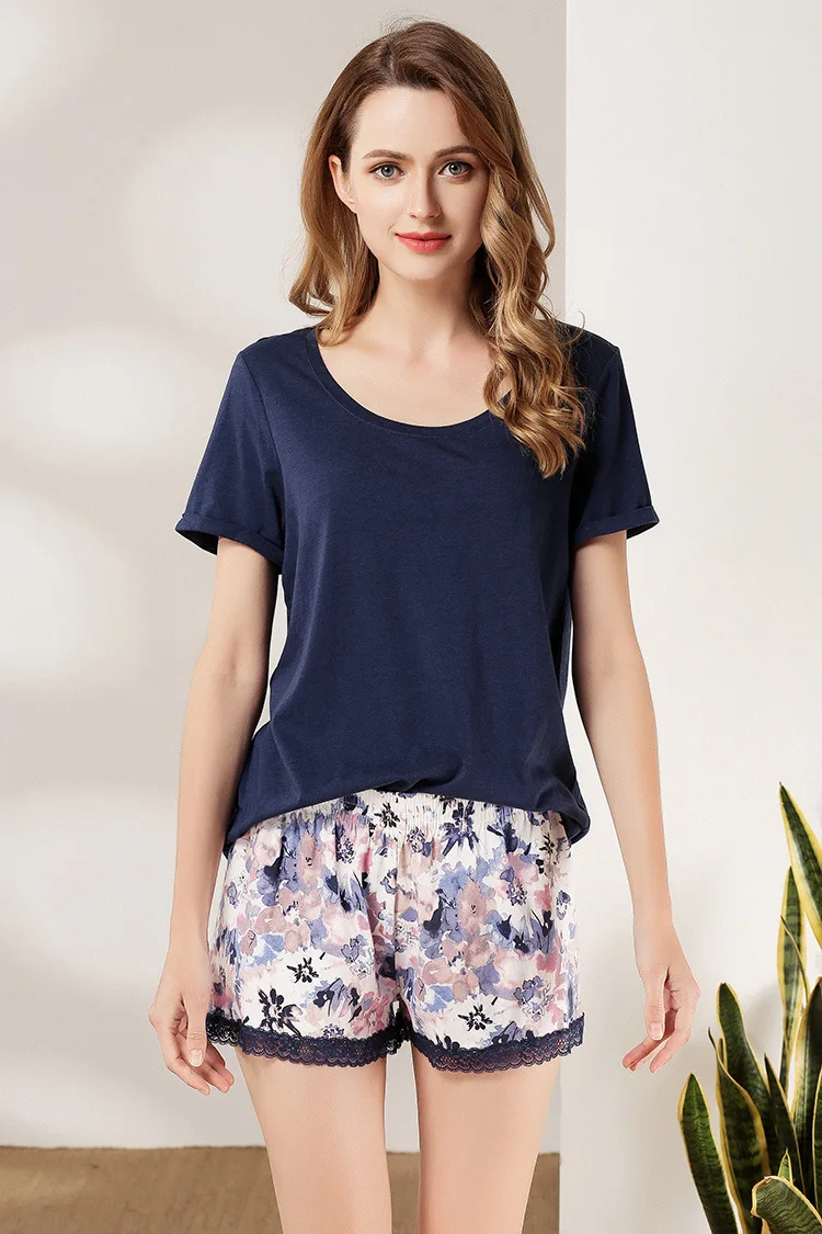 

sales Free Shipping,Brand fashion women cotton shorts.soft femme summer plus size home shorts.casual thin lace sexy shorts