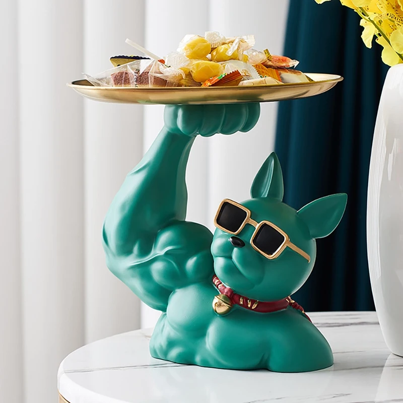 

Мышечные лотки для собак, корзина для фруктов, полимерные фигурки, поделки, украшение для стола, солнцезащитные очки для собак, Современный ...