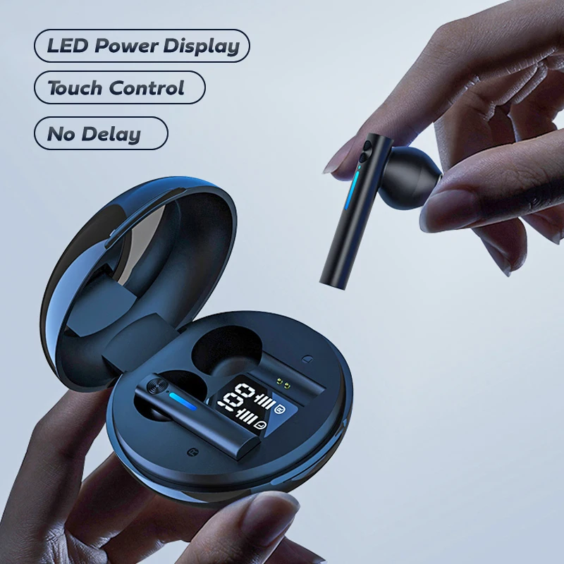 

TWS T15 Беспроводная Bluetooth-гарнитура, стерео Hi-Fi стерео спортивные наушники с шумоподавлением, наушники с басами, подходят для смартфонов