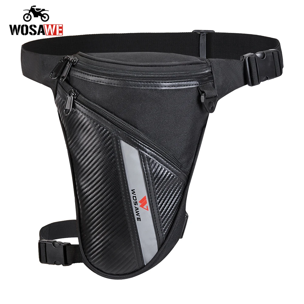 WOSAWE Водонепроницаемая мотоциклетная сумка для ног поясная мотокросса| |