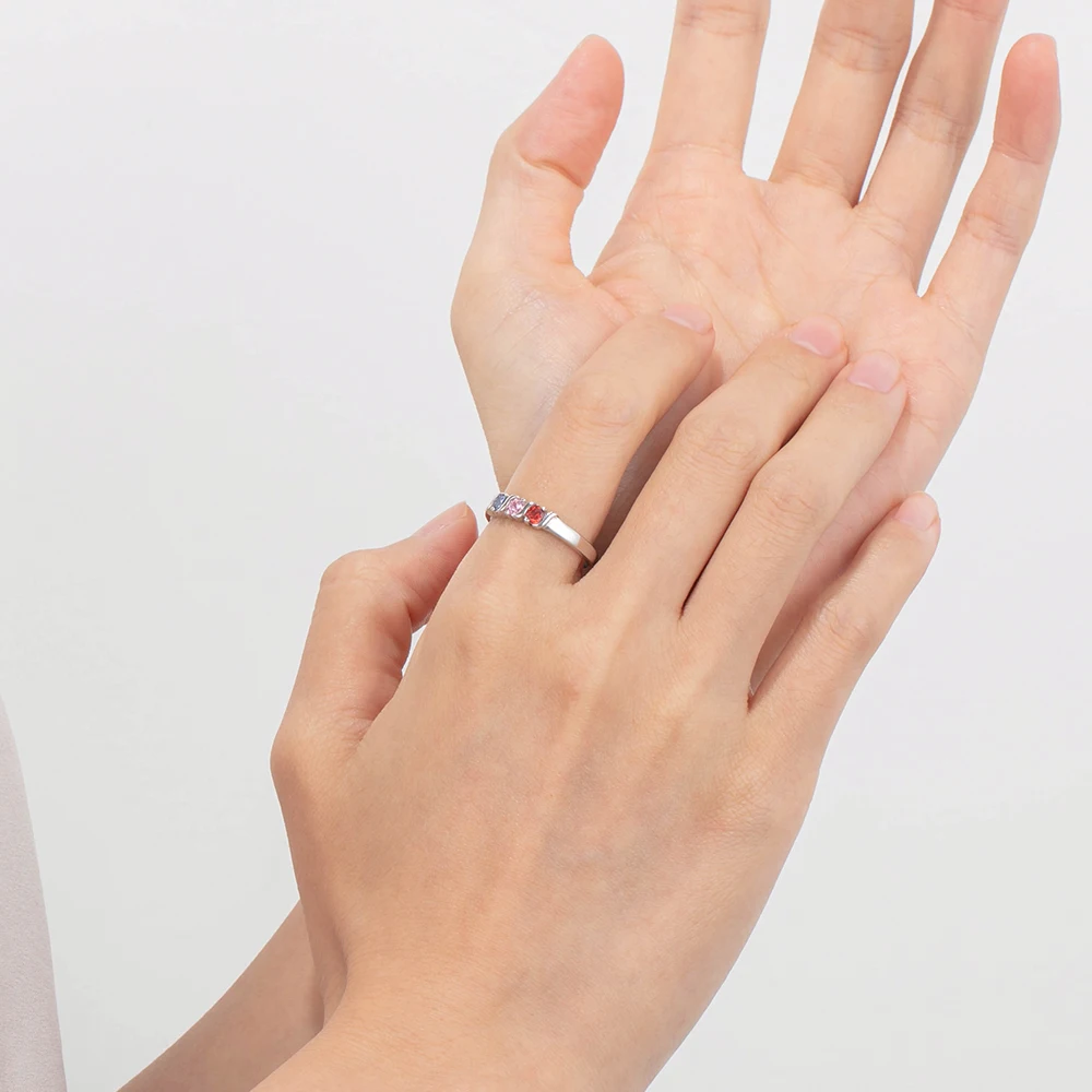 Персонализированные Гравированные кольца для женщин матери юбилей подарки мамы