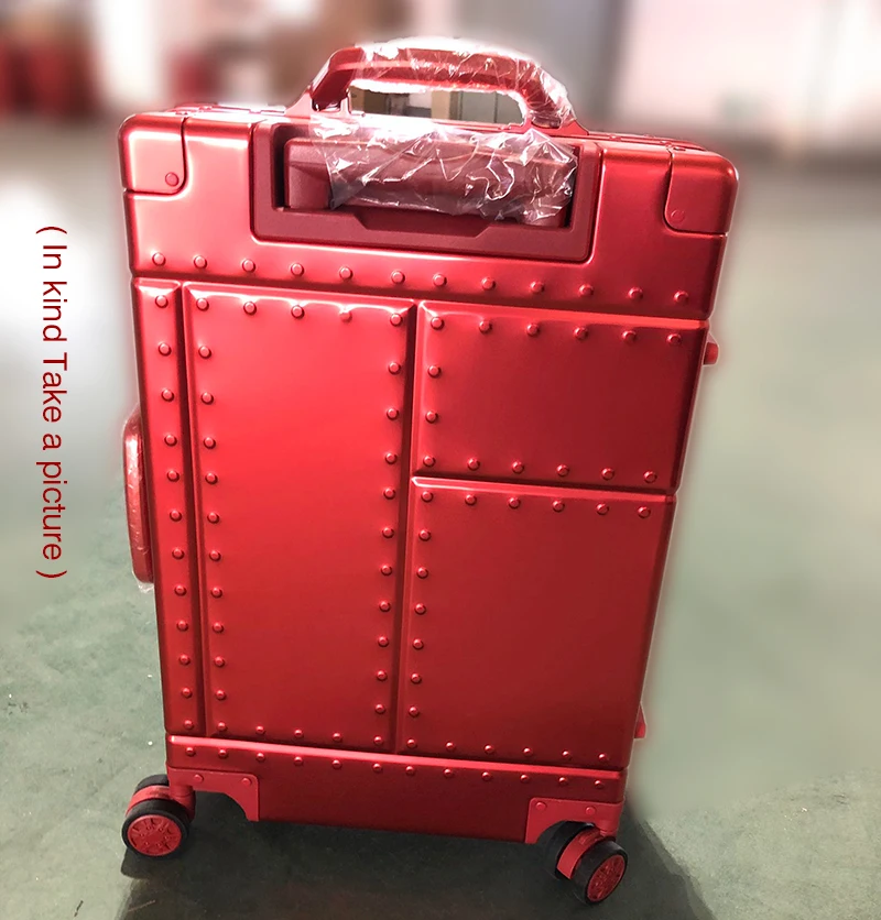 Чехол на колесиках из алюминиевого сплава для мужчин и женщин чехол костюма