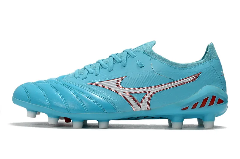 Оригинальные мужские спортивные туфли Mizuno Creation MORELIA NEO III Knitting FG уличные кроссовки
