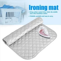 4885cm 6055cm ironing mat laundry pad washer dryer cover board heat resistant blanket mesh press clothes protect protector