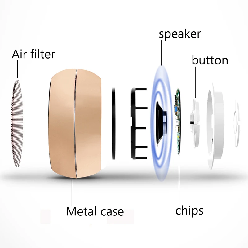 Беспроводная металлическая Bluetooth-Колонка R9 Mini со светодиодной светильник кой