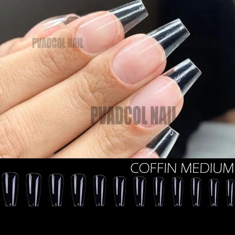 240 шт./пакет Gel X система для наращивания ногтей с полным покрытием скульптурный