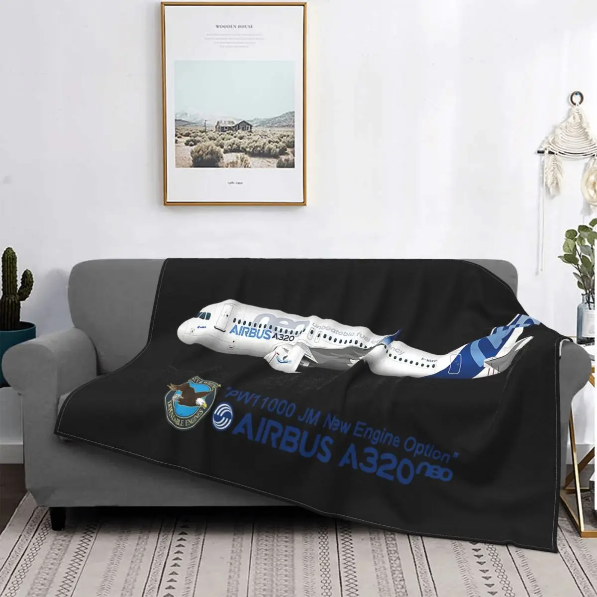 

Men Illustration Of Airbus A320 Neo F Wneo By Stevehclark T Women Streetwear Colour Brand New Unique Flannel Blanket