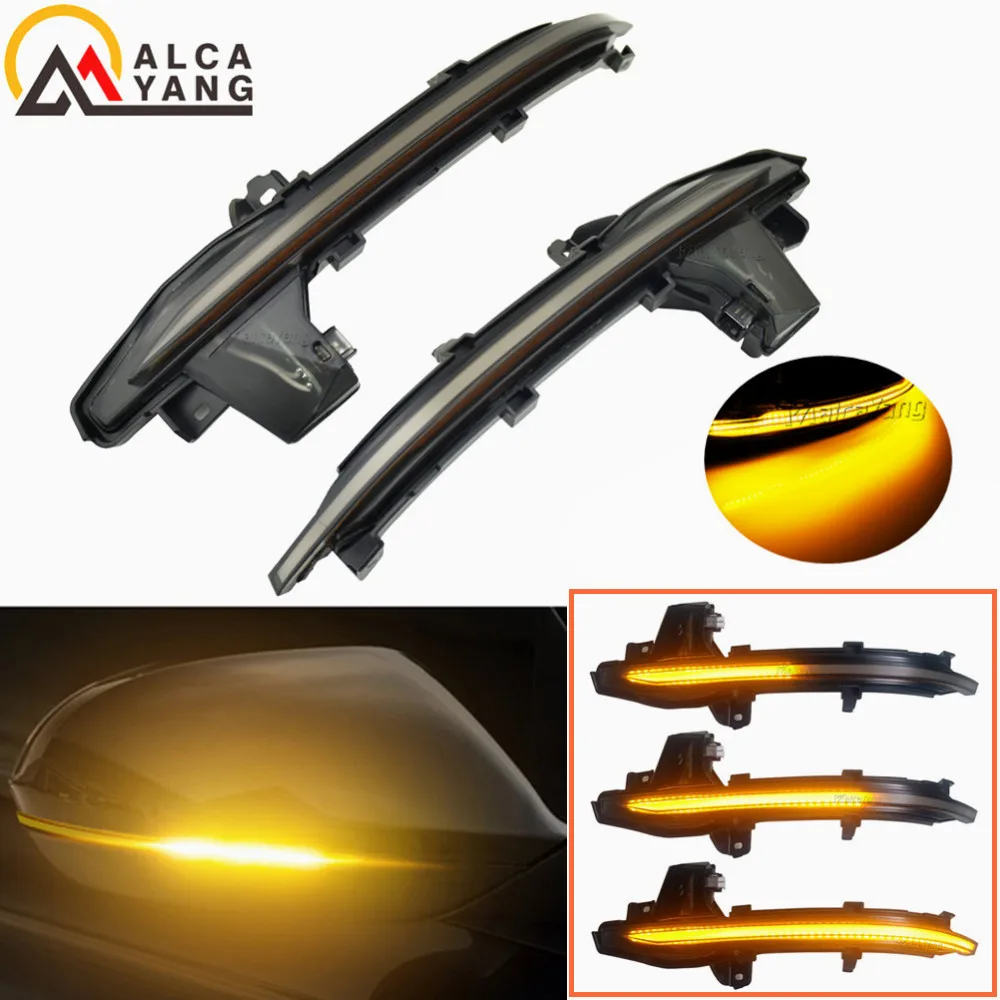 

2pcs Dynamic Blinker For Audi A6 C8 4A A7 4K A8 D5 4N 2018 2019 2020 LED Turn Signal Light Touran GTD Side Mirror Indicator