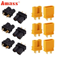 amass xt30u male female bullet connector plug upgrade xt30 for rc lipo battery quadcopter drone airplane car truck diy parts