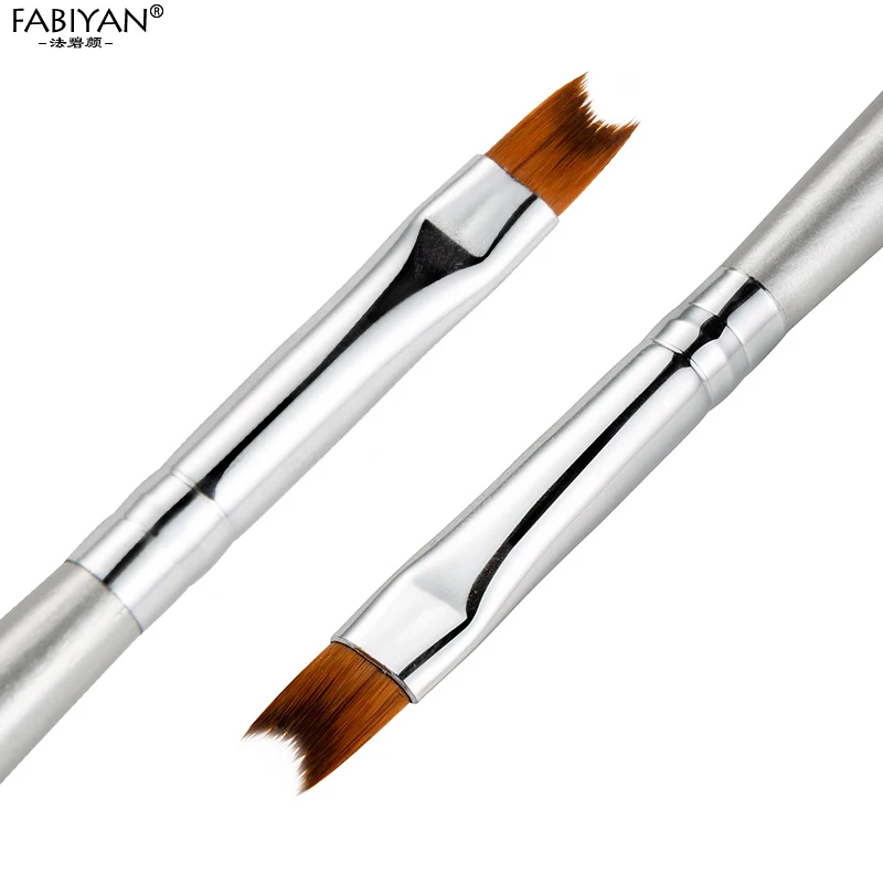 Кисть для дизайна ногтей с градиентом нейлоновая неровная ручка волос УФ Гель