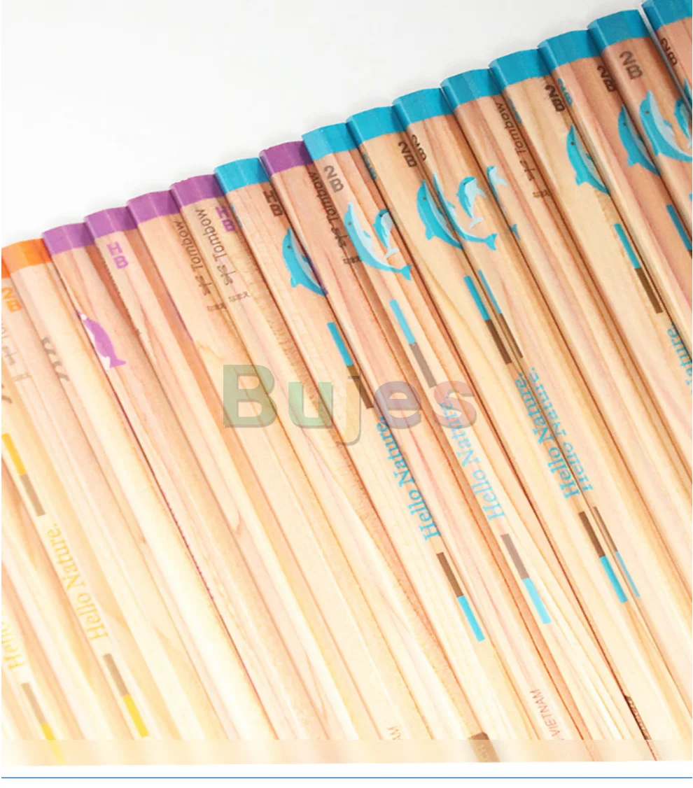 Tombow Hello Nature. 12 шт. карандаш с рисунком животных дерево деревянный столб свинец HB/2B