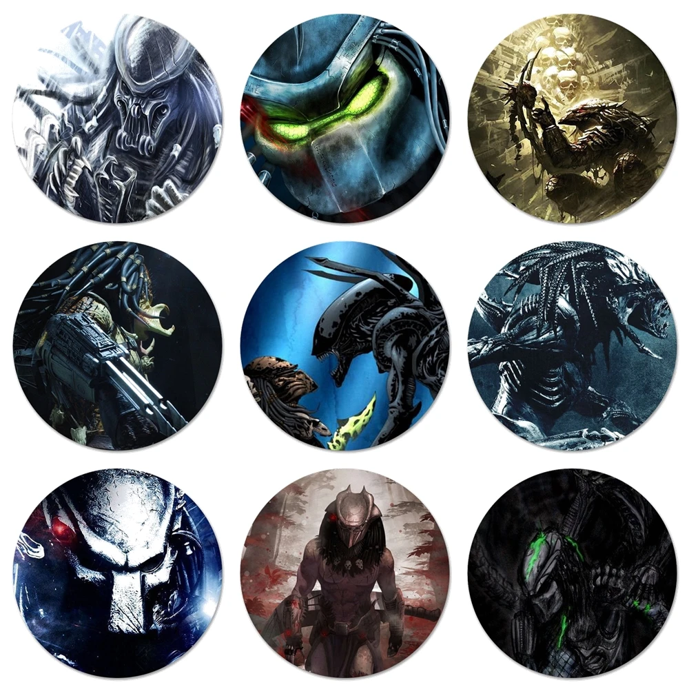 

Инопланетянин vs Хищник значок Металлические Значки для фотографий