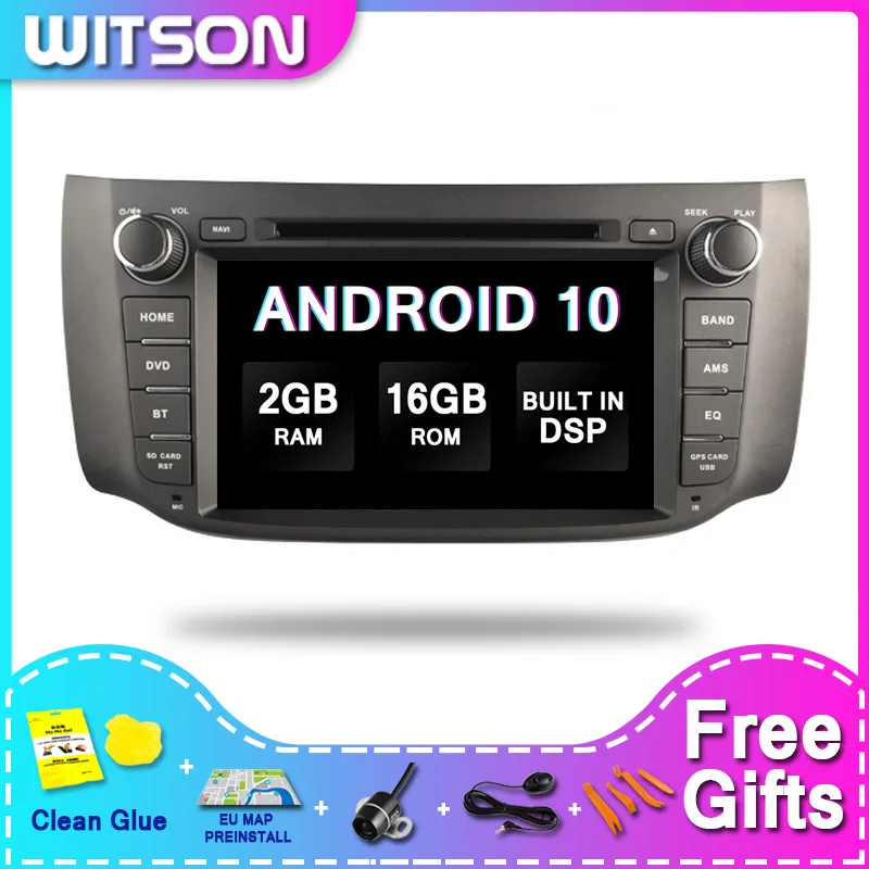 Видеорегистратор WITSON на Android 10 0 для NISSAN SYLPHY/B17(2012 2014) версия в