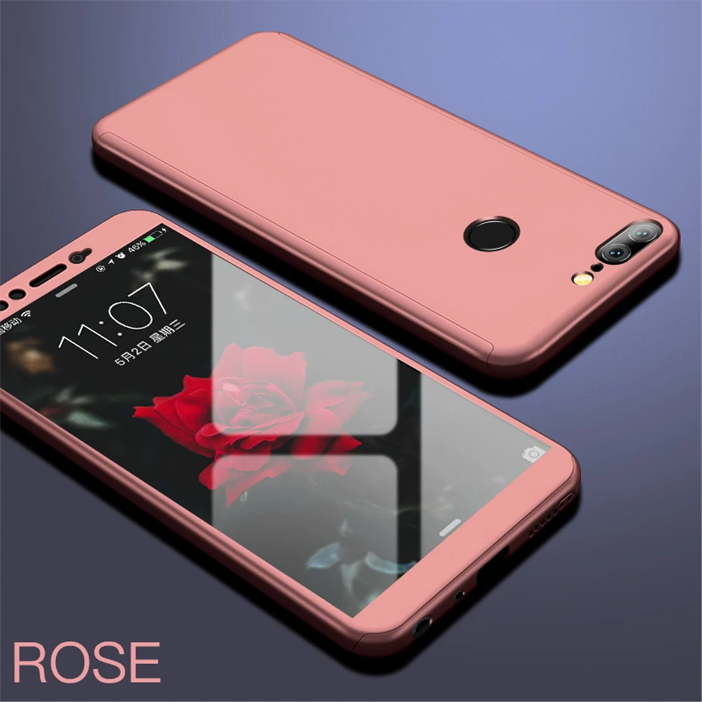 360 полный защитный чехол для huawei Honor 8X9 10 i Lite 8 X 7C VIEW 20 Pro 10i 9X 8A 7 C 20i 7X V9 Play V тонкий жесткий чехол