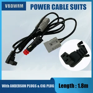generic 1 8m replacement cable for waeco fridge cord 12v with anderson plug power cable suits cig merit lead free global shipping