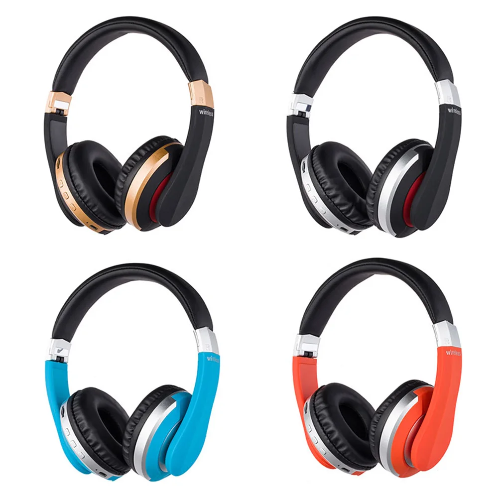 MH7 беспроводные наушники Bluetooth гарнитура Складные стерео игровые наушники с микрофоном Поддержка TF карты для IPad мобильного телефона