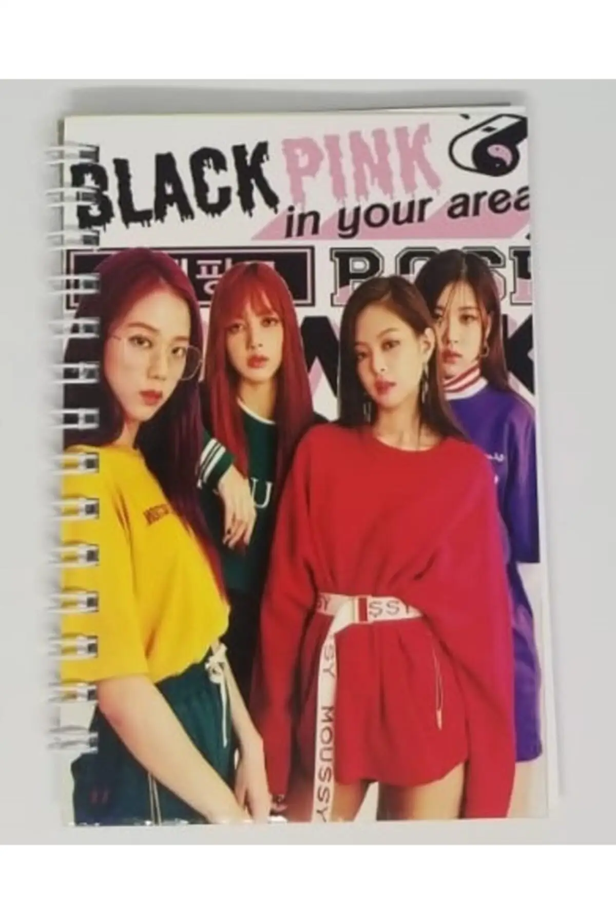 

2021 New Fashion Blackpink 3-Piece New1 Black Stationery Pencil Holder Notebook Wallet Set Blink-Lisa-Jennie-Jisoo-Rose Trend