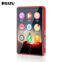 ruizu m7 metal mp3 player bluetooth 5 0 built in speaker 2 8 inch large touch screen with e book pedometer recording radio video