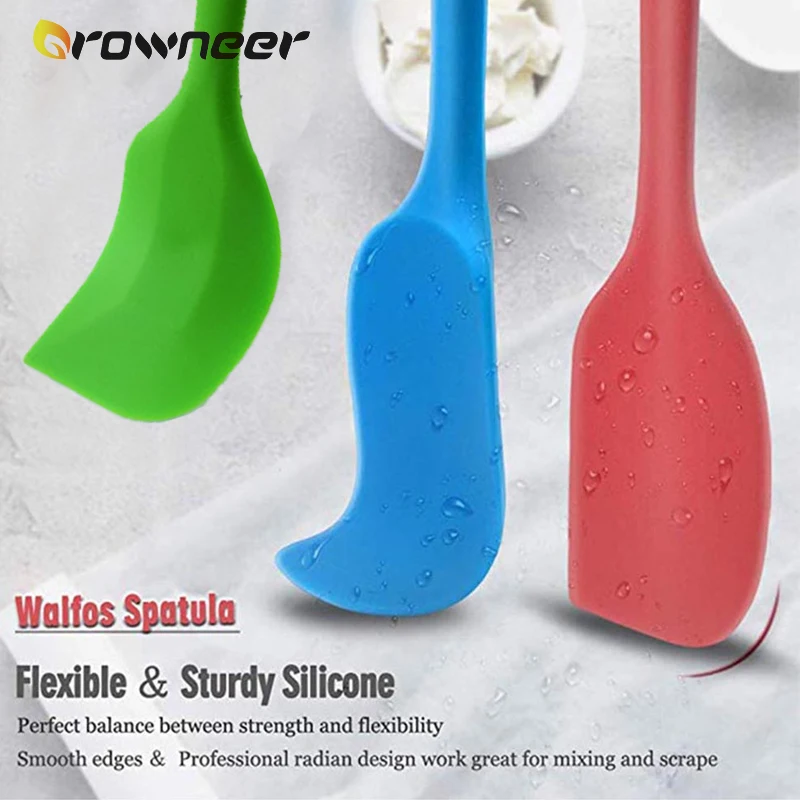 Силиконовая лопатка для выпечки пищевой антипригарный инструмент приготовления