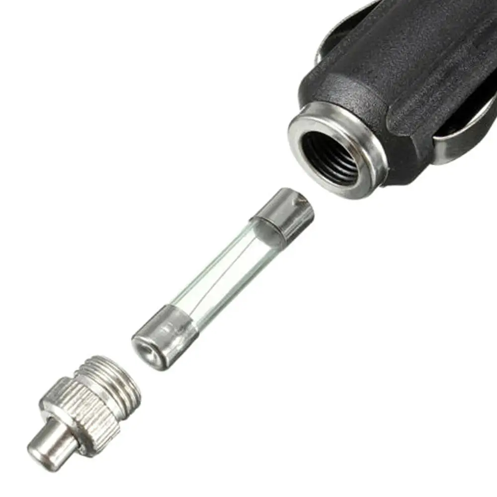 1/5PC 12V High Power Male Car Cigarette Lighter Socket Temperature Resistance Red Indicator with Fuse | Автомобили и мотоциклы