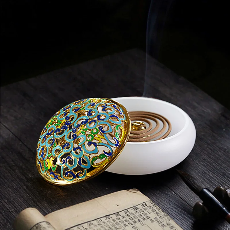 Резная сандаловая горелка для благовоний Zen креативный ладан Agarwood Успокаивающая