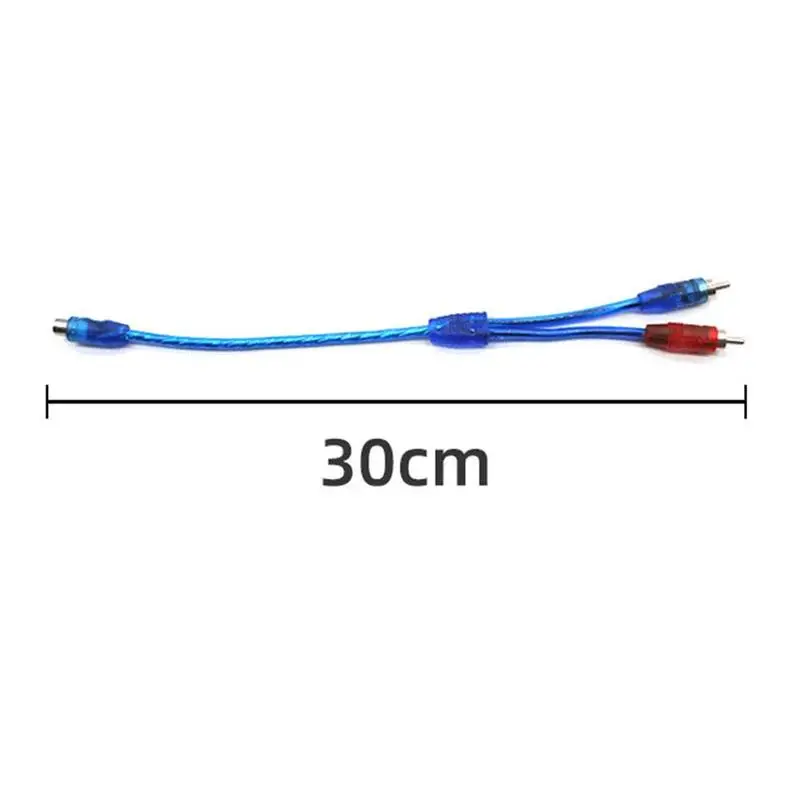 

Car Audio Cable 1 Male To 2 Female/ 1 Female RCA 2 Audio Splitter Connector Signal Cable Adapter Wire Stereo Male B1B4