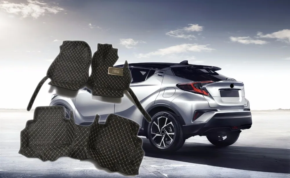 Автомобильный коврик, коврик для ног, кожаный чехол, аксессуары для Toyota C-HR CHR