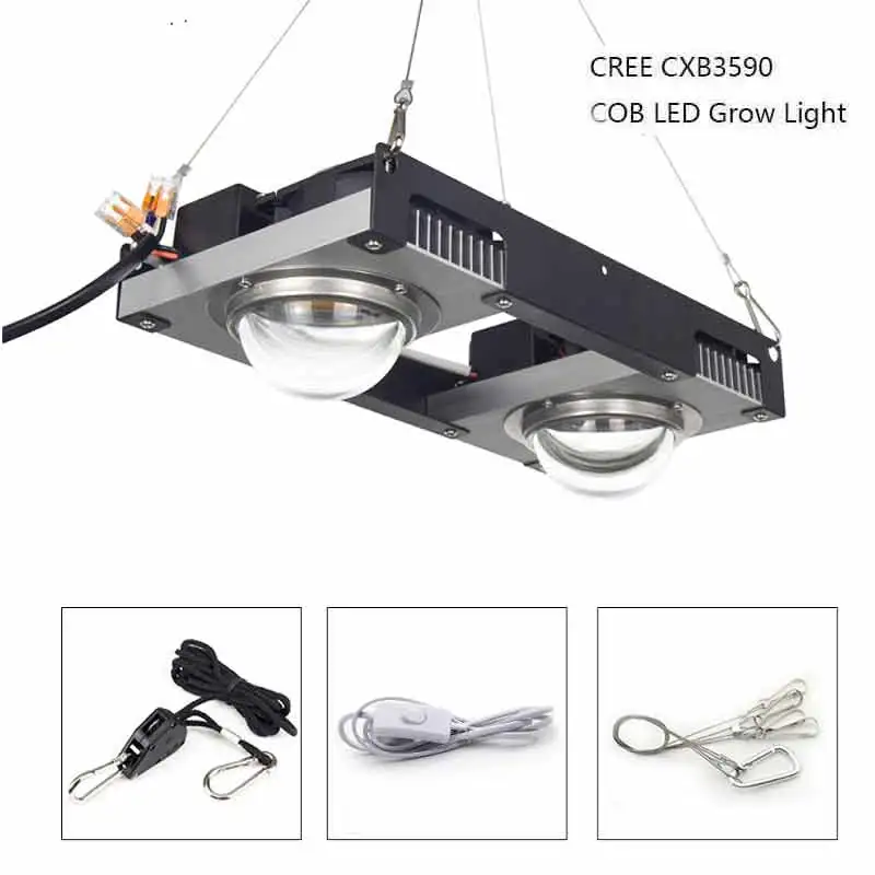 CXB3590-X2SE CREE CXB3590 COB светодиодный светильник для выращивания полный спектр 200 Вт 300 Вт Citizen светодиодный светильник для выращивания растений для комнатных палаток теплиц гидропоники - Испускаемый цвет: CXB3590-X2SE
