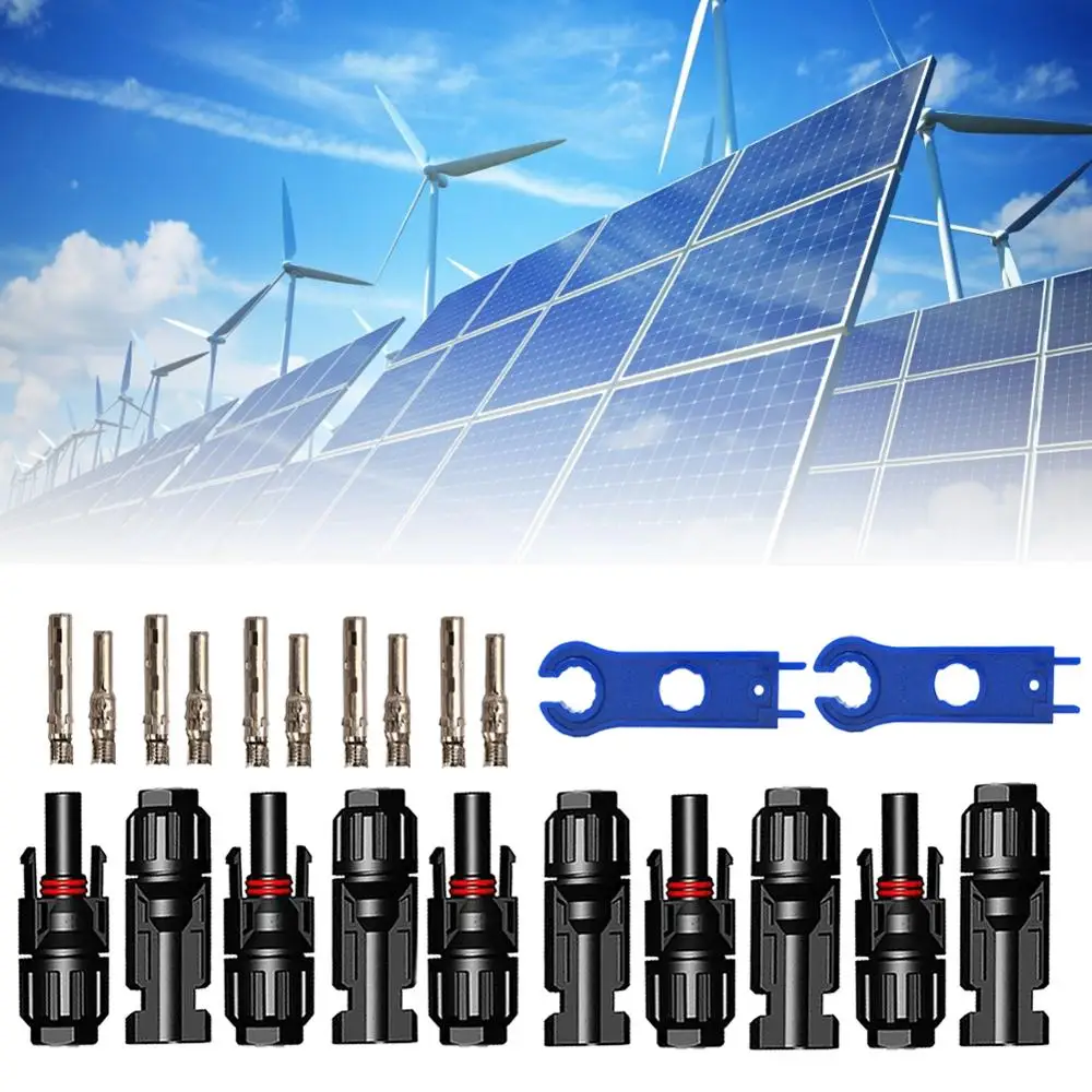 

5Pcs Connector Solar System Sets 1000V Solar Panel Parallel Connection Fuse Connector for Solar Power System PV Connector