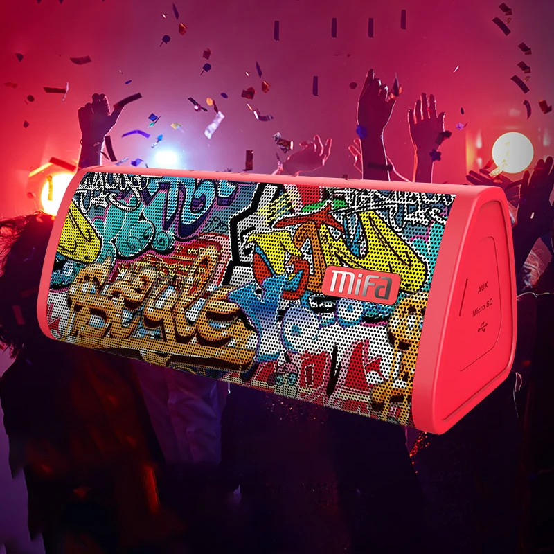 Портативная Bluetooth Колонка Mifa Беспроводная Громкая колонка звуковая система 10 Вт