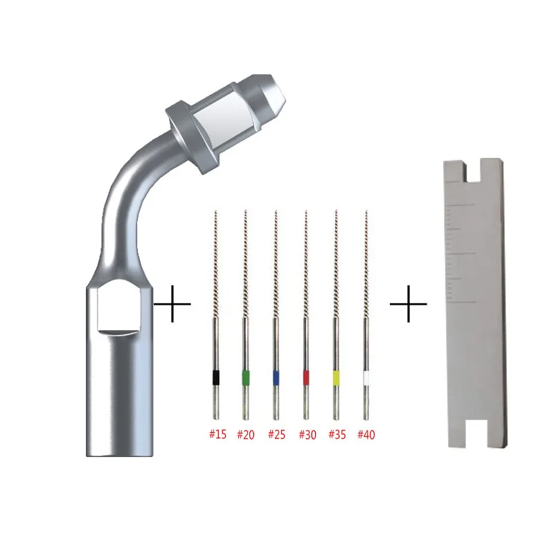 Хит продаж набор эндододонтических наконечников E1 NiTi файл и скалер для EMS Woodpecker