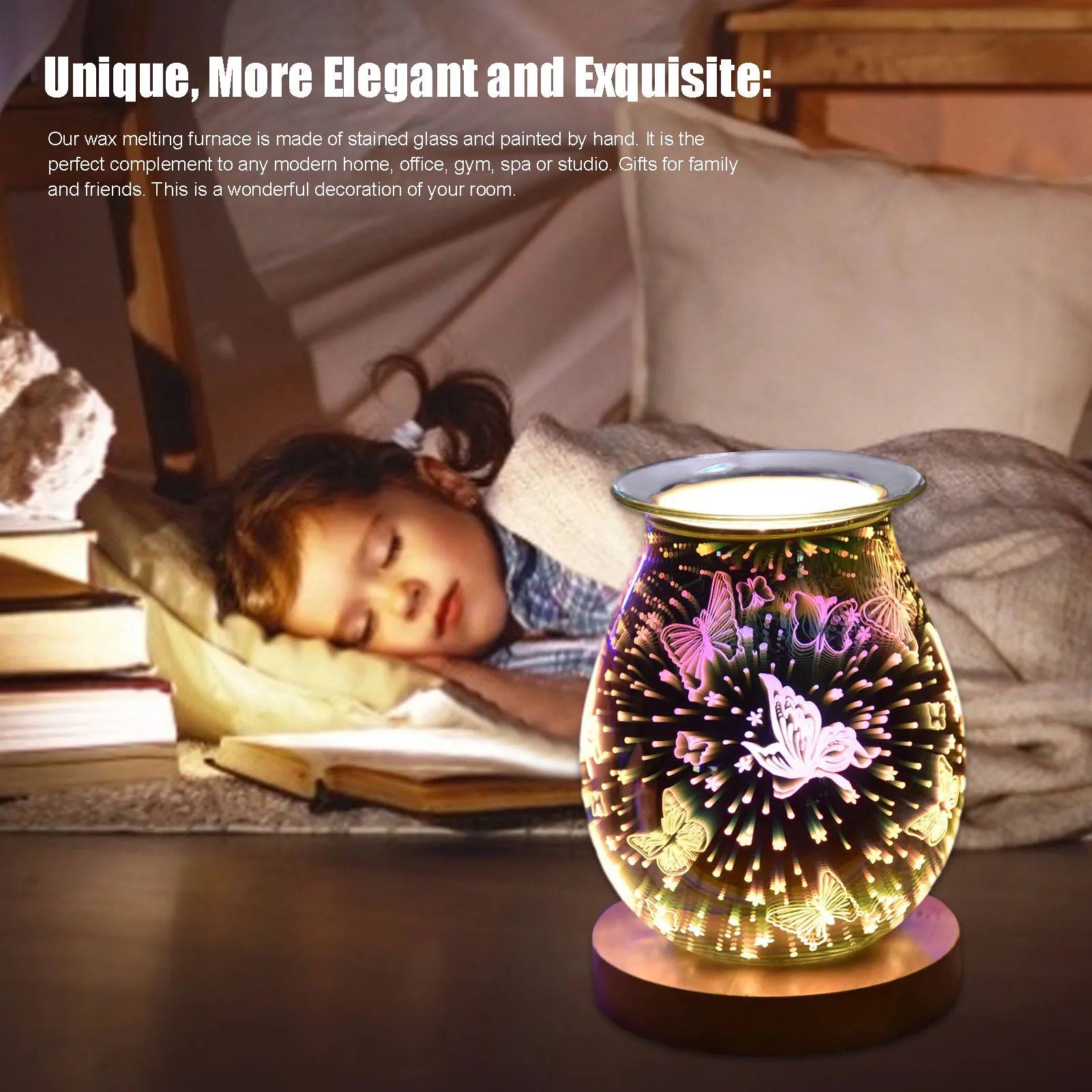 Курильница для благовоний с вилкой Стандарта Великобритании/США/ЕС