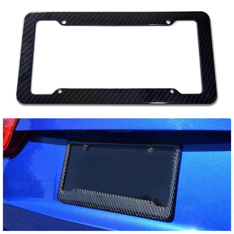 Универсальная рамка номерного знака американские рамки из углеродного волокна