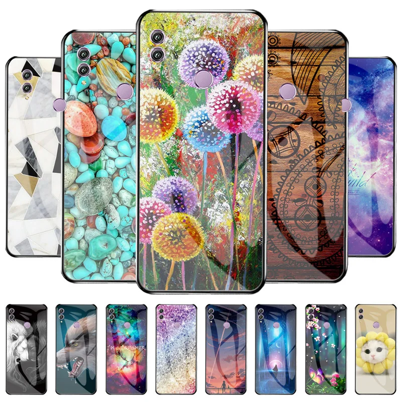 for honor 50 case honor 9x 8x 8a 8c 10x 10 50 lite case funda for huawei p30 p20 lite p40 pro back cover hard pc tempered glass free global shipping