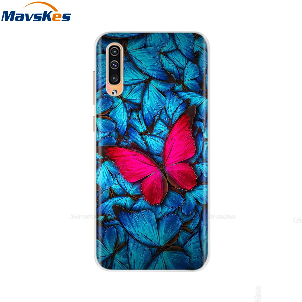 FOR Funda Samsung A50 Case Soft Silicone Cover sFOR Samsung Galaxy A50 A 50 2019 A505 A505F SM-A505F Cute Phone Cases Couqe