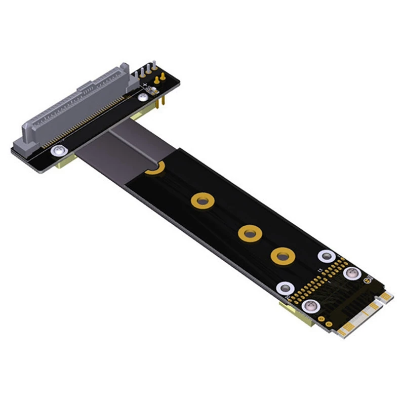 R47SL U2 интерфейс SFF 8639 (U.2) к M.2 ключ M M2 адаптер Riser Card ленточный удлинитель Кабель для