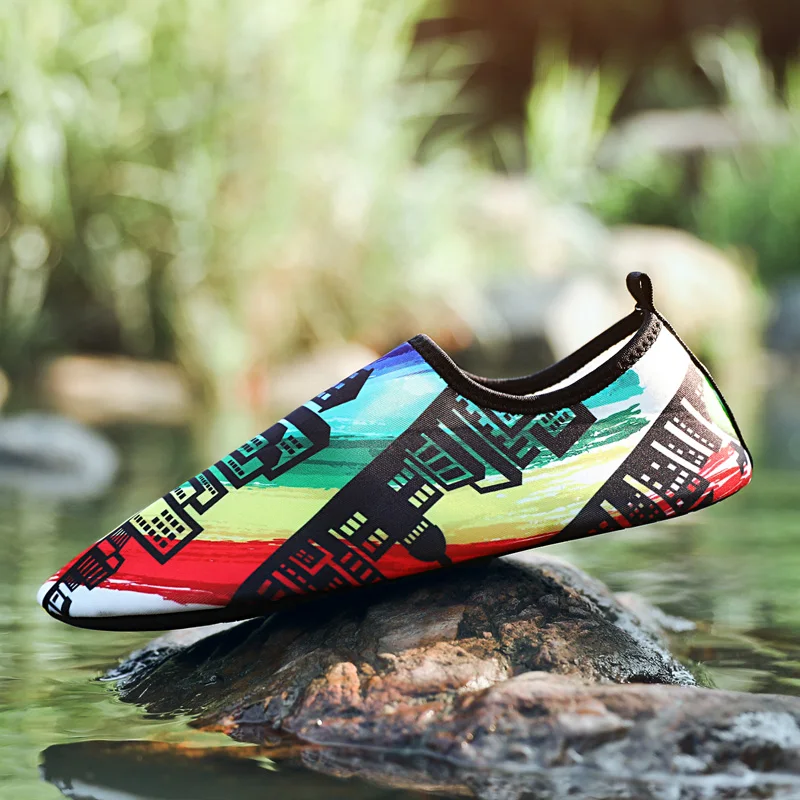 Мужская Летняя обувь для плавания Женские носки дайвинга Нескользящая Пляжные